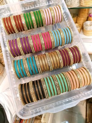 Multi 12 Color Bangles Set  B