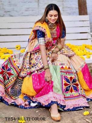Multi Color Muslin Cotton Designer Printed Lehenga Choli