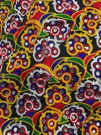 Multy Color Muslin Cotton 6 Meter Flair Navratri Choli With Stitched Blouse