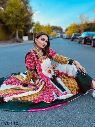 Navaratri Digital Printed Cotton Lehenga Choli 1