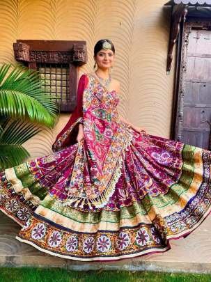 Navratri Heavy Muslin Cotton Digital Printed Lehenga Choli