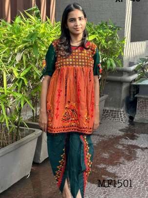 Navratri Ladies Kedias and Tulip Pants Embroiderey Work