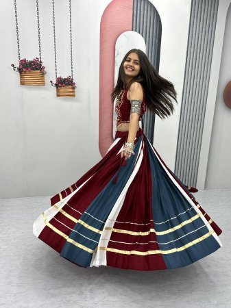 Navratri Special 6 Meter Flair Cotton Lehenga
