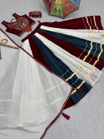 Navratri Special 6 Meter Flair Cotton Lehenga