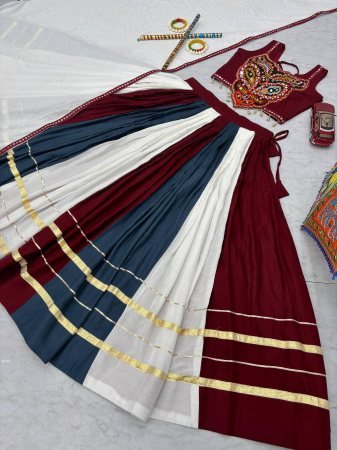 Navratri Special 6 Meter Flair Cotton Lehenga