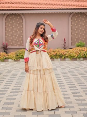 Navratri Special 9mtr Flair Cotton Lehenga Choli 