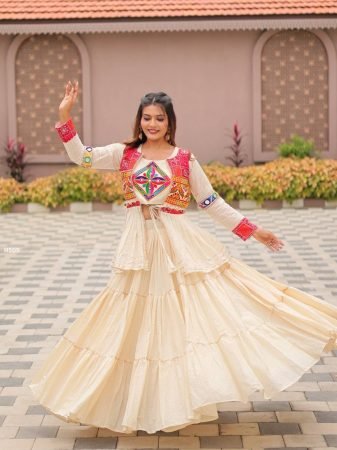 Navratri Special 9mtr Flair Cotton Lehenga Choli