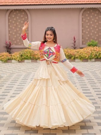 Navratri Special 9mtr Flair Cotton Lehenga Choli