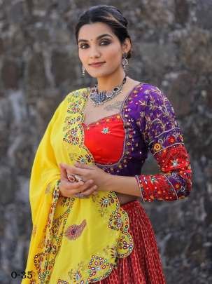 Navratri Special Digital Printed Multi Colour Chaniya Choli