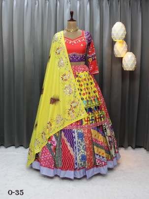 Navratri Special Digital Printed Multi Colour Chaniya Choli