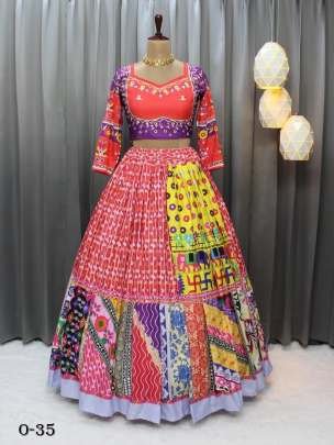 Navratri Special Digital Printed Multi Colour Chaniya Choli