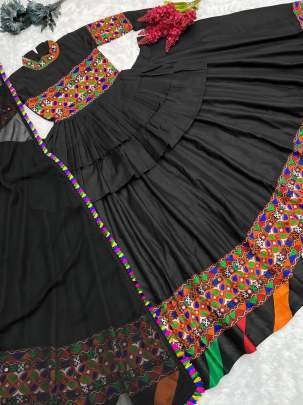 Navratri Special Digital Printed Kediyu Lehenga With Dupatta