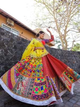 Navratri Special Digital Printed Multi Colour Chaniya Choli