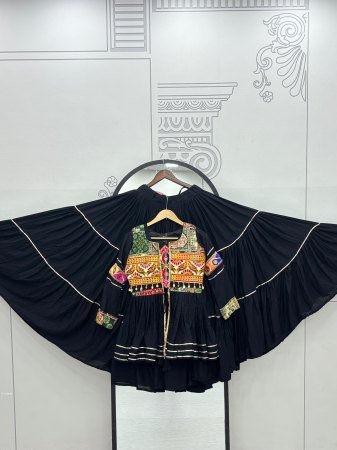 Navratri Special Gamthi Work Lehenga choli
