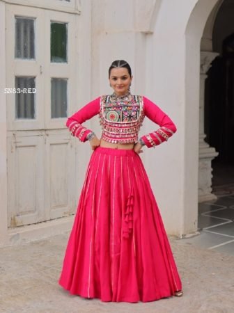 Kutchi Work Navratri Lehenga Choli For Festival
