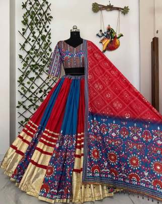Navratri  Special Muslin Cotton Chaniya Choli