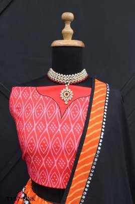 Navratri Special Pink Muslin Cotton Lehenga Choli
