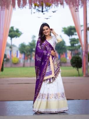 New Arrival Digital Printed Muslin Cotton Lehenga Choli