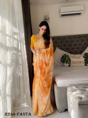 New Arrival Fanta Designer Pure Soft Rangoli Silk Saree