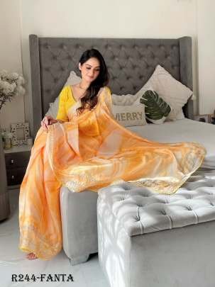 New Arrival Fanta Designer Pure Soft Rangoli Silk Saree