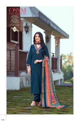 New Arrival NOORIE Vol 03 Roman Silk Kurti Pant Dupatta Set