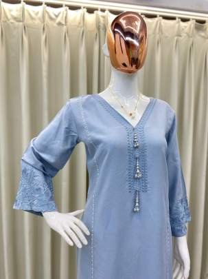 New Arrival Rayon Embroidery Work Co Ord Set