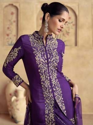 New Collection Aashirwad Creation Chinon Silk Lehenga Suit