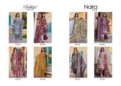 New Collection Cotton Digital Print NAIRA VOL 42 By Belliza Designer Studio