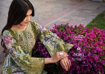 New Collection Cotton Digital Print NAIRA VOL 42 By Belliza Designer Studio