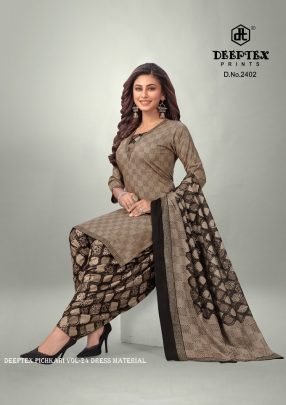 New Collection Cotton Printed Deeptex Pichkari Vol 24 Dress Material