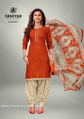New Collection Cotton Printed Deeptex Pichkari Vol 24 Dress Material
