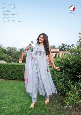 New Collection PATTERNS VOL 2 Mul Cotton Front Slit Kurti Pant Dupatta Set