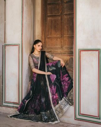 New Designer Party Gown   Dupatta Set