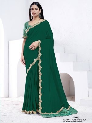 New Green Silk Saree Collection By Mahotsav