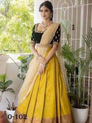 New Kanjivaram Silk Mustard saree