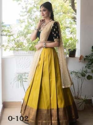 New Kanjivaram Silk Mustard saree