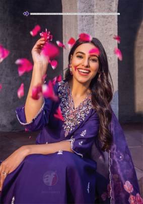 New Launched Anju Fabrics Mayra Vol 4 Modal Viscose Hand Work Readymade Suit