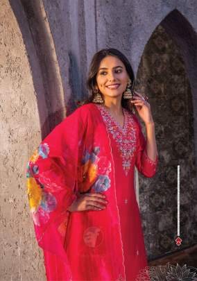 New Launched Anju Fabrics Mayra Vol 4 Modal Viscose Hand Work Readymade Suit