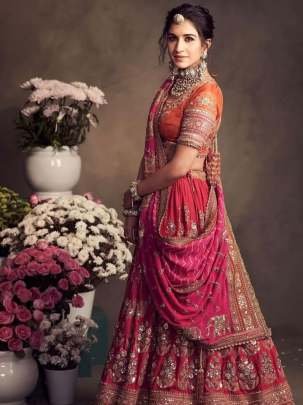 New Launching Embroidery Sequence Work Bridal Lehenga Choli