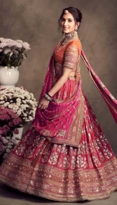 New Launching Embroidery Sequence Work Bridal Lehenga Choli