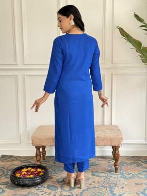 New Launching Straight Viscose Kurti Set With Gajii Silk Printed Dupatta Sets