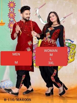 New Navratri Combo Maroon Men Kurta and Kediya With Dhoti
