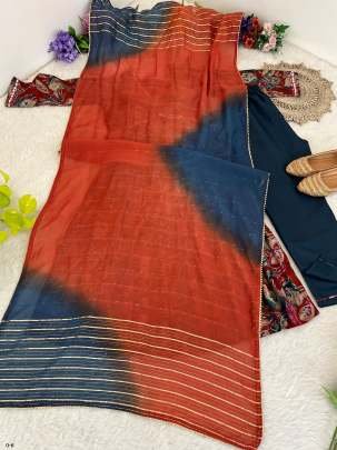 New Rakshabandhan Collection Naira Cut Kurti Pant Dupatta Set