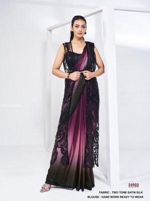 New Ready to wear Designer Pure Handwork Saree Collection