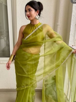 New Trending Soft Organza Saree Collection