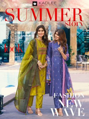 New Trendy Summer Story By Kadlee Kurti With Bottom and Dupatta Catalog