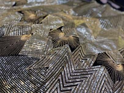 New Velvet Squence Work Black Lehenga Choli set