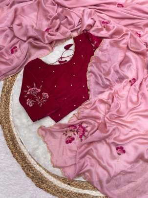 Onion Exclusive Bollywood Two Ton Rangoli Silk Saree With Readymade Blouse