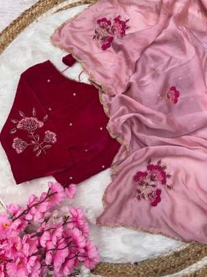 Onion Exclusive Bollywood Two Ton Rangoli Silk Saree With Readymade Blouse