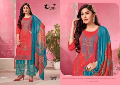PALLADIUM By Kinti Rayon Kurti Pant And Dupatta Set